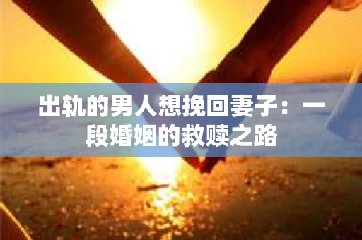 出轨的男人想挽回妻子：一段婚姻的救赎之路