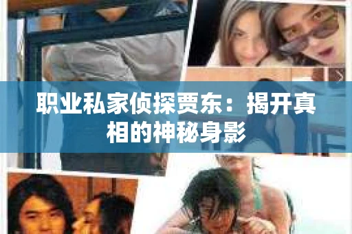职业私家侦探贾东：揭开真相的神秘身影