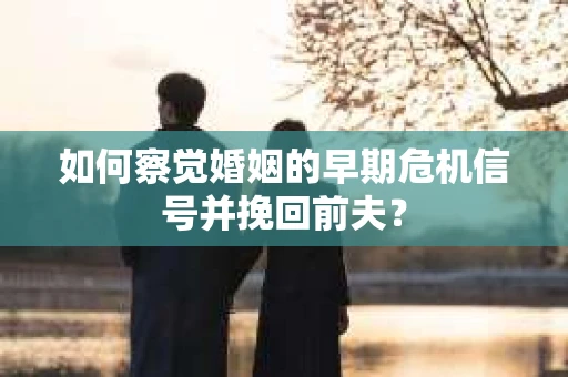 如何察觉婚姻的早期危机信号并挽回前夫？