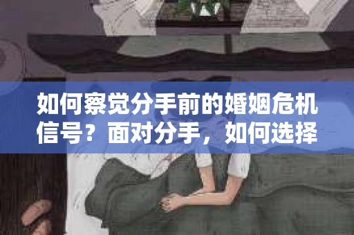 如何察觉分手前的婚姻危机信号？面对分手，如何选择见一面再决定？
